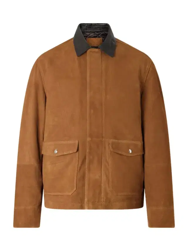 MR P. Leather-Trimmed Suede Jacket - Men