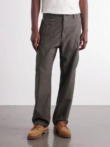 FrizmWORKS Straight-Leg Cotton Cargo Trousers - Men | Thumbnail 3