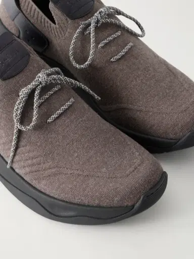 Berluti Shadow Leather-Trimmed Mesh Sneakers - Men | Thumbnail 5