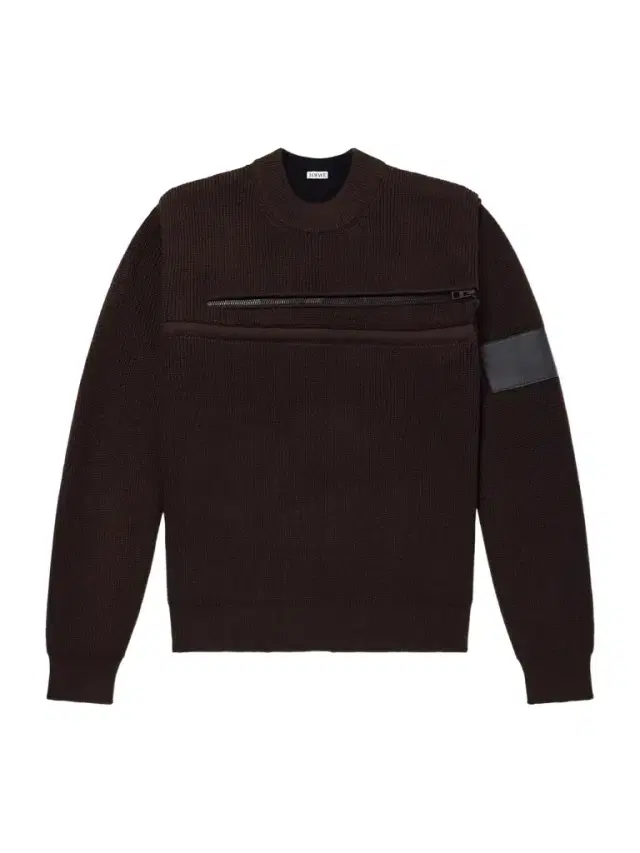 Loewe Panelled Zippered Wool-Blend Sweater - Men