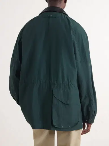 Aimé Leon Dore Leather-Trimmed Cotton-Blend Jacket - Men | Thumbnail 4