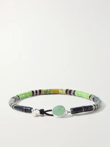 Peyote Bird Orilla Verde Sterling Silver Multi-Stone Bracelet - Men | Thumbnail 3 Peyote Bird Orilla Verde Sterling Silver Multi-Stone Bracelet - Men | Thumbnail 3