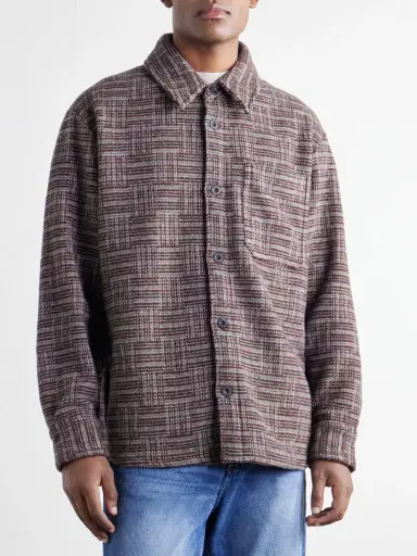 A.P.C. Baptiste Merino Wool Overshirt - Men | Thumbnail 3