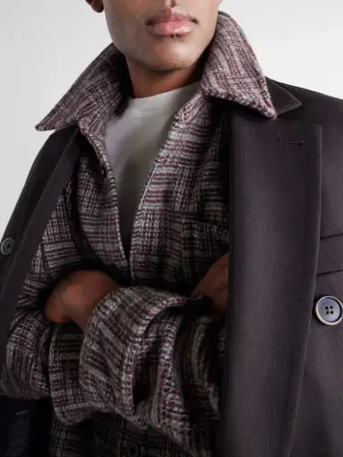 A.P.C. Baptiste Merino Wool Overshirt - Men | Thumbnail 5