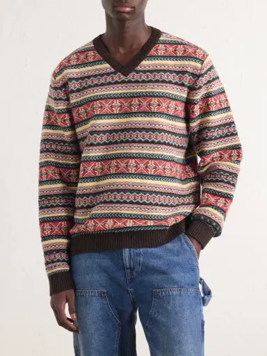 Aimé Leon Dore Fair Isle Wool-Blend Sweater - Men | Thumbnail 3