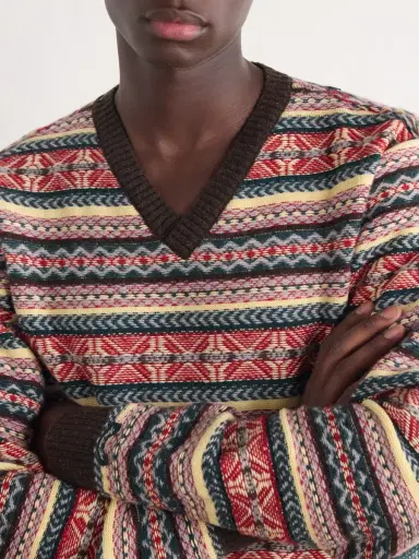 Aimé Leon Dore Fair Isle Wool-Blend Sweater - Men | Thumbnail 5