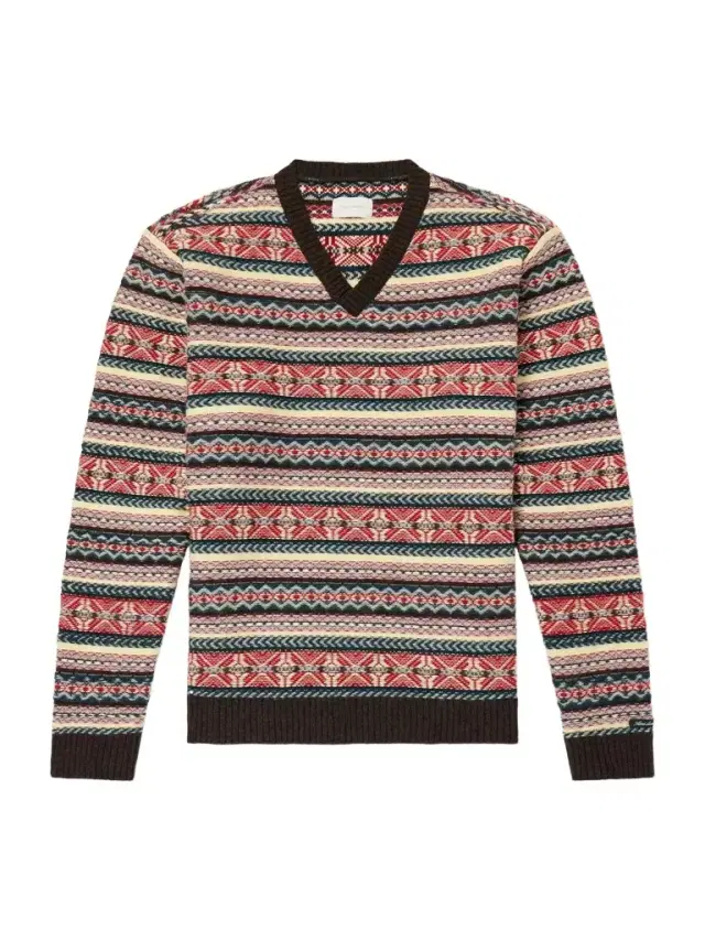 Aimé Leon Dore Fair Isle Wool-Blend Sweater - Men