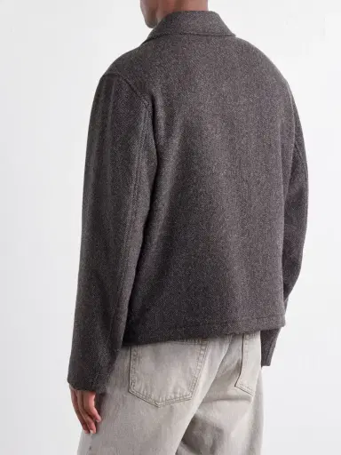 MR P. Herringbone Wool, Silk and Cashmere-Blend Blouson Jacket - Men | Thumbnail 4 MR P. Herringbone Wool, Silk and Cashmere-Blend Blouson Jacket - Men | Thumbnail 4