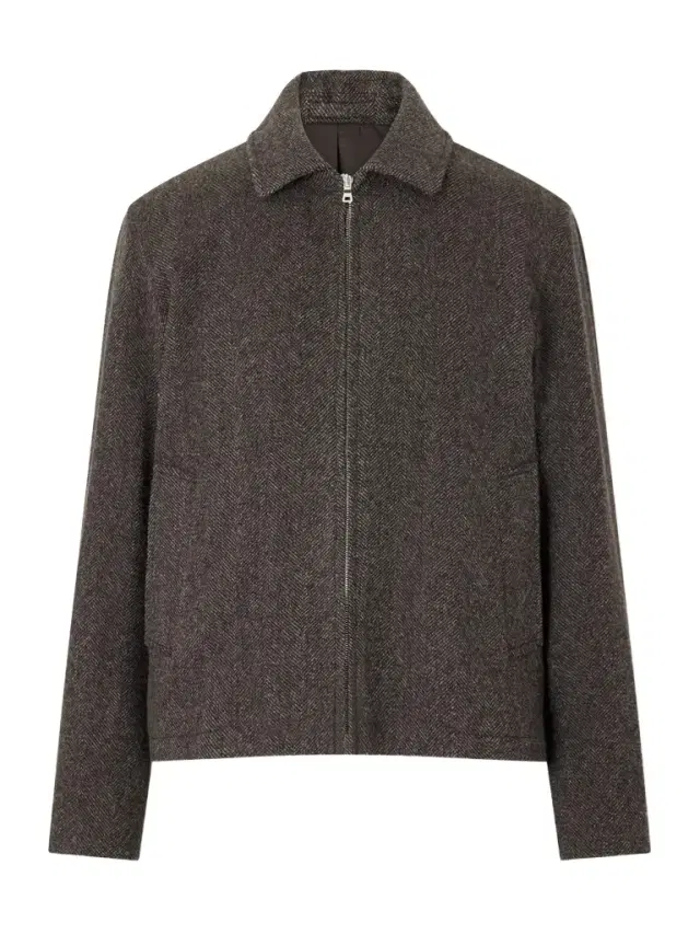 MR P. Herringbone Wool, Silk and Cashmere-Blend Blouson Jacket - Men