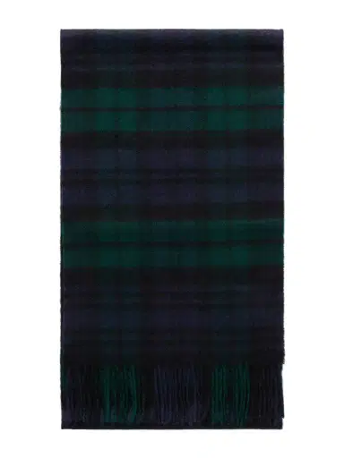 Johnstons of Elgin Checked Cashmere Scarf - Men | Thumbnail 1 Johnstons of Elgin Checked Cashmere Scarf - Men | Thumbnail 1