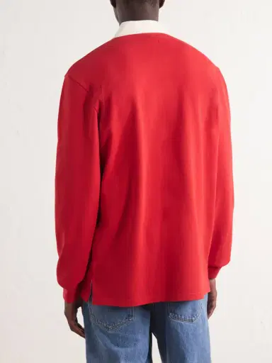 Aimé Leon Dore Logo-Embroidered Cotton-Jersey Polo Shirt - Men | Thumbnail 4