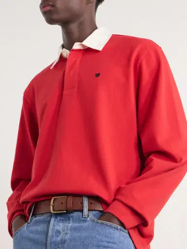 Aimé Leon Dore Logo-Embroidered Cotton-Jersey Polo Shirt - Men | Thumbnail 5