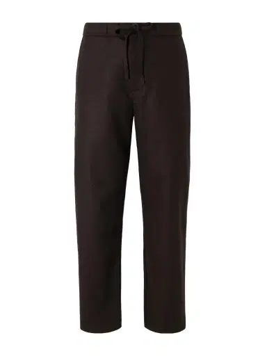 De Bonne Facture Lounge Straight-Leg Wool Drawstring Trousers - Men | Thumbnail 1