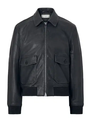 OFFICINE GÉNÉRALE Cesario Grained Leather Jacket - Men | Thumbnail 1