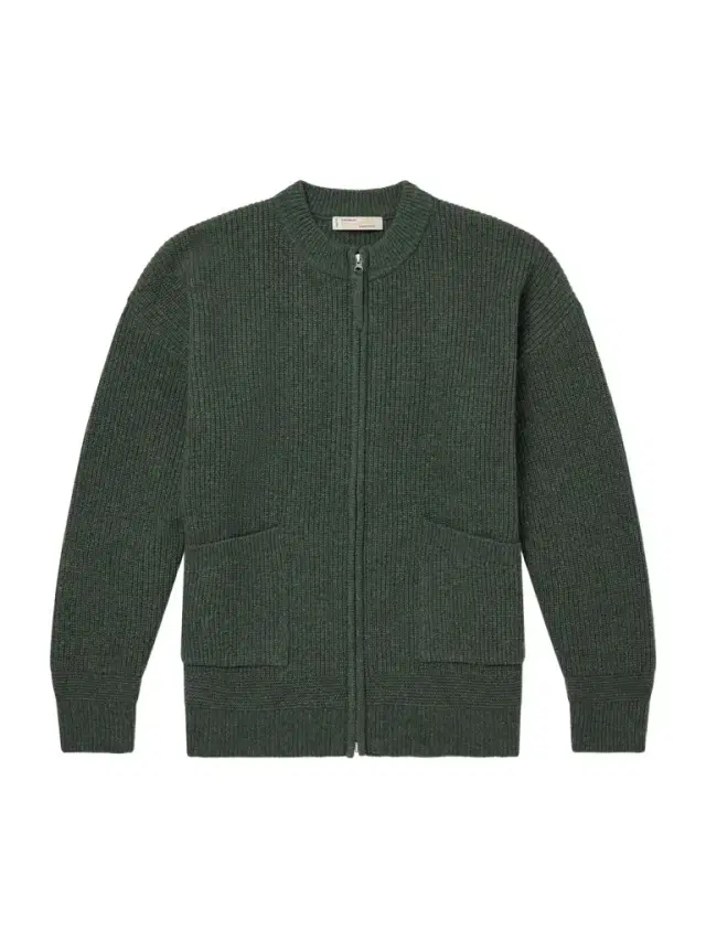 FrizmWORKS Ribbed-Knit Wool-Blend Zip-Up Cardigan - Men