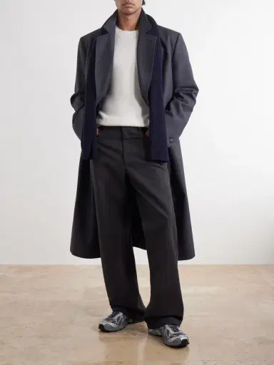 Johnstons of Elgin Ribbed Cashmere Scarf - Men | Thumbnail 2 Johnstons of Elgin Ribbed Cashmere Scarf - Men | Thumbnail 2