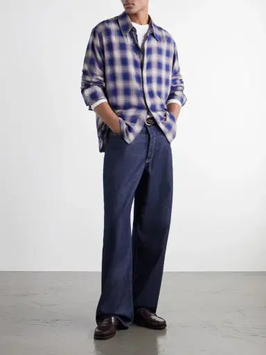 Corridor Mirabelle Checked Rayon Shirt - Men | Thumbnail 2