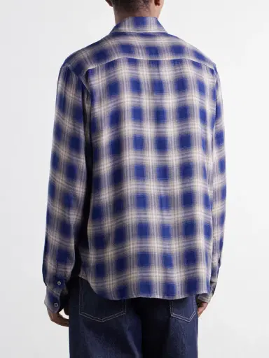 Corridor Mirabelle Checked Rayon Shirt - Men | Thumbnail 4