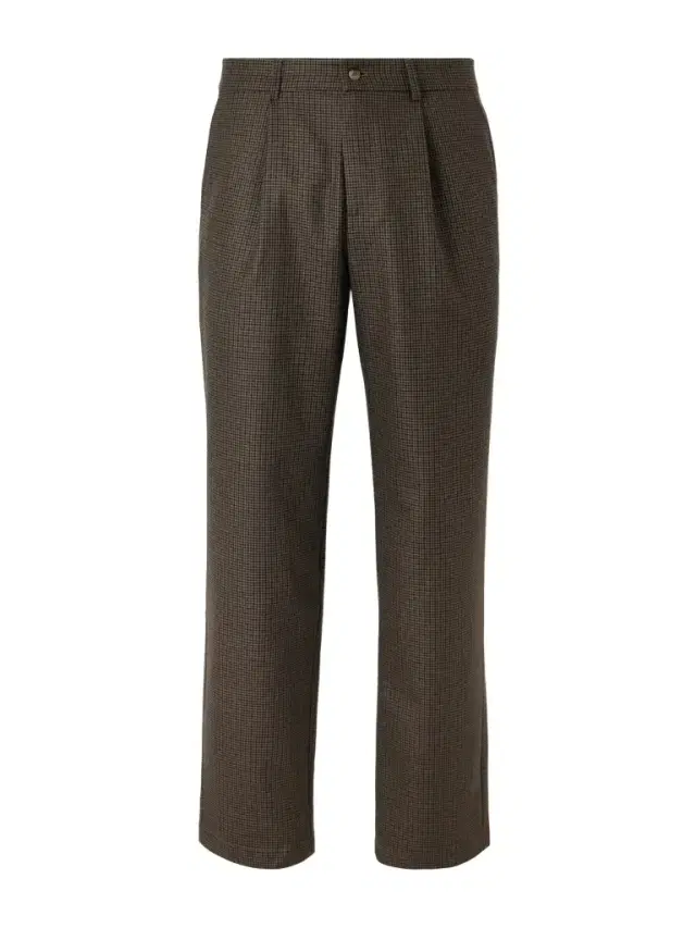 De Bonne Facture Straight-Leg Pleated Puppytooth Wool-Flannel Trousers - Men