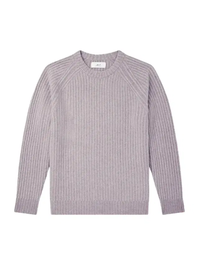 MR P. Ribbed Cashmere Sweater - Men