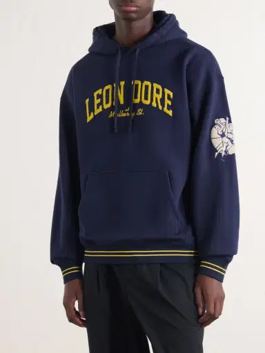 Aimé Leon Dore Logo-Appliqué Cotton-Jersey Hoodie - Men | Thumbnail 3 Aimé Leon Dore Logo-Appliqué Cotton-Jersey Hoodie - Men | Thumbnail 3