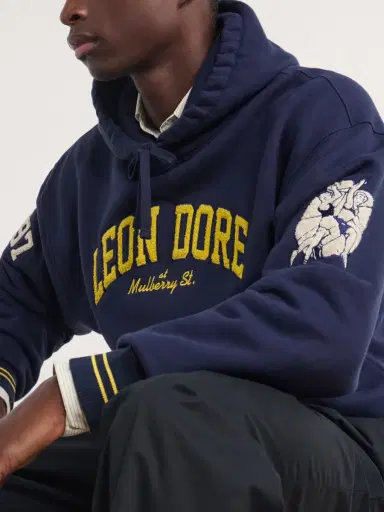 Aimé Leon Dore Logo-Appliqué Cotton-Jersey Hoodie - Men | Thumbnail 5 Aimé Leon Dore Logo-Appliqué Cotton-Jersey Hoodie - Men | Thumbnail 5