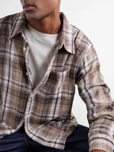 Corridor Checked Flannel Shirt - Men | Thumbnail 5