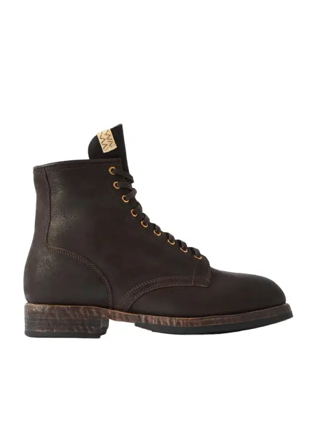Visvim Brigadier Leather Lace-Up Boots - Men