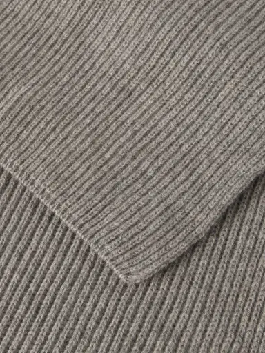 Johnstons of Elgin Ribbed Cashmere Scarf - Men | Thumbnail 4 Johnstons of Elgin Ribbed Cashmere Scarf - Men | Thumbnail 4