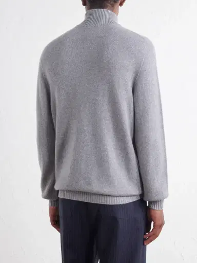 Thom Sweeney Cashmere Half-Zip Sweater - Men | Thumbnail 4