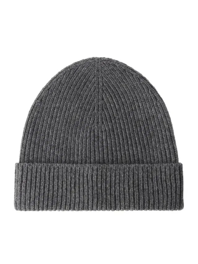 Johnstons of Elgin Ribbed Cashmere Beanie - Men
