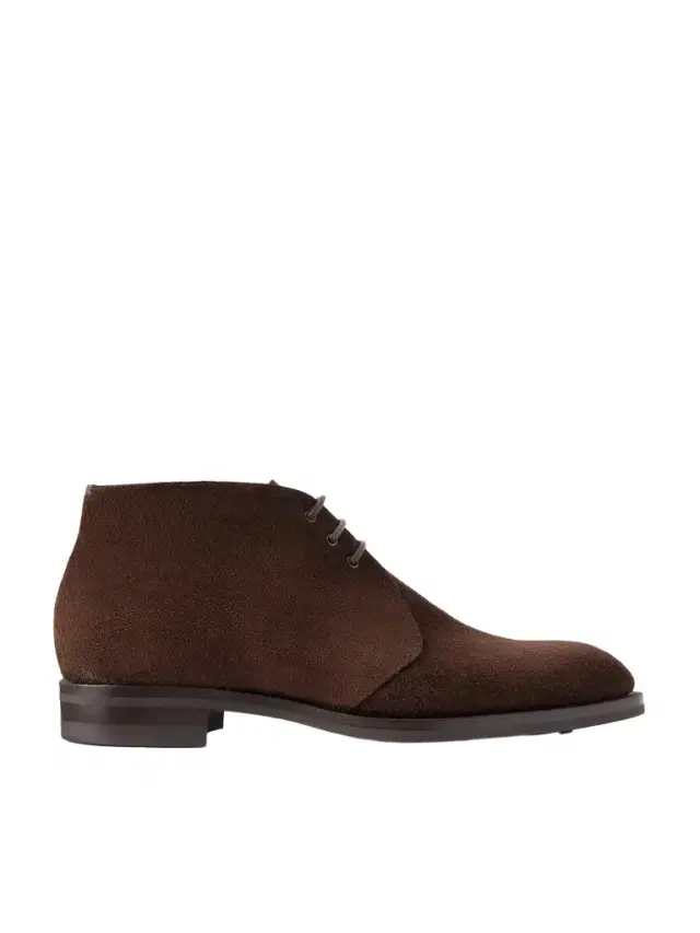 Edward Green Lanark Waxed-Suede Desert Boots - Men