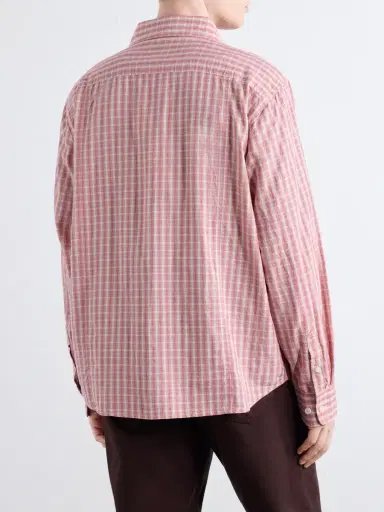 Corridor Americana Checked Cotton Shirt - Men | Thumbnail 4
