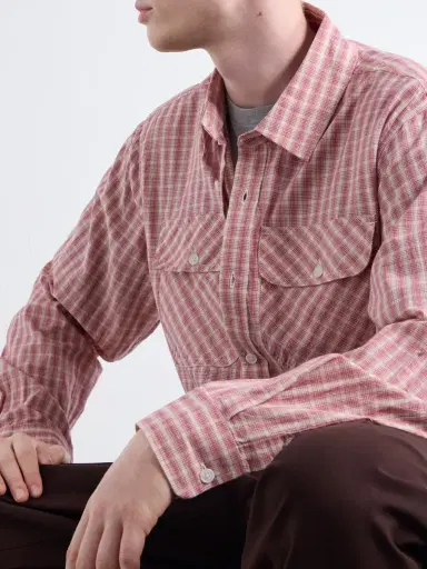Corridor Americana Checked Cotton Shirt - Men | Thumbnail 5