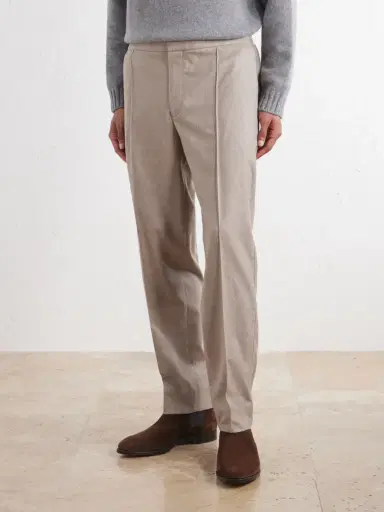 Zegna Straight-Leg Wool, Cashmere and Silk-Blend Trousers - Men | Thumbnail 3 Zegna Straight-Leg Wool, Cashmere and Silk-Blend Trousers - Men | Thumbnail 3
