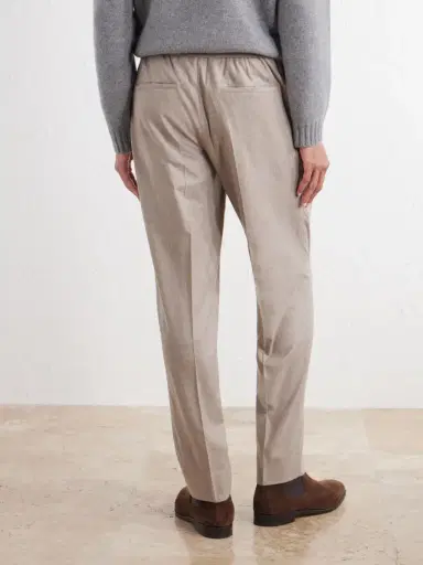 Zegna Straight-Leg Wool, Cashmere and Silk-Blend Trousers - Men | Thumbnail 4 Zegna Straight-Leg Wool, Cashmere and Silk-Blend Trousers - Men | Thumbnail 4