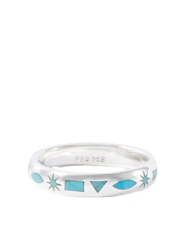 Peyote Bird Desert Spell Sterling Silver and Turquoise Ring - Men