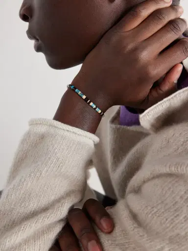 Peyote Bird Yellowstone Sterling Silver Multi-Stone Bracelet - Men | Thumbnail 2 Peyote Bird Yellowstone Sterling Silver Multi-Stone Bracelet - Men | Thumbnail 2
