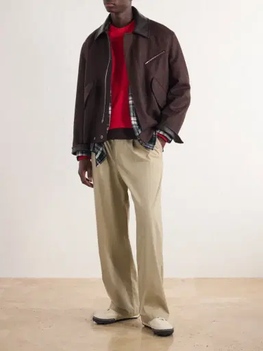 Aimé Leon Dore Logo-Embroidered Cotton Sweater - Men | Thumbnail 2