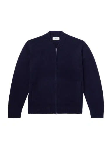 MR P. Brushed Cashmere Zip-Up Cardigan - Men | Thumbnail 1