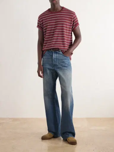 Aimé Leon Dore Striped Cotton-Jersey T-Shirt - Men | Thumbnail 2