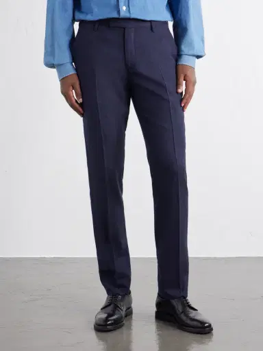 MR P. Straight-Leg Wool, Silk and Linen-Blend Trousers - Men | Thumbnail 3 MR P. Straight-Leg Wool, Silk and Linen-Blend Trousers - Men | Thumbnail 3