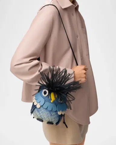 Loewe x Paula's Ibiza Woven Bird Shoulder Bag | Thumbnail 2 Loewe x Paula's Ibiza Woven Bird Shoulder Bag | Thumbnail 2