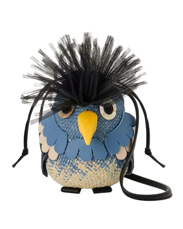 Loewe x Paula's Ibiza Woven Bird Shoulder Bag