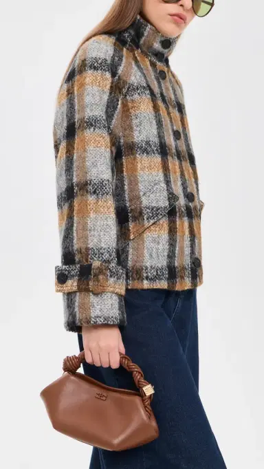 Ganni Boy Mini Butter Hobo Bag | Thumbnail 3