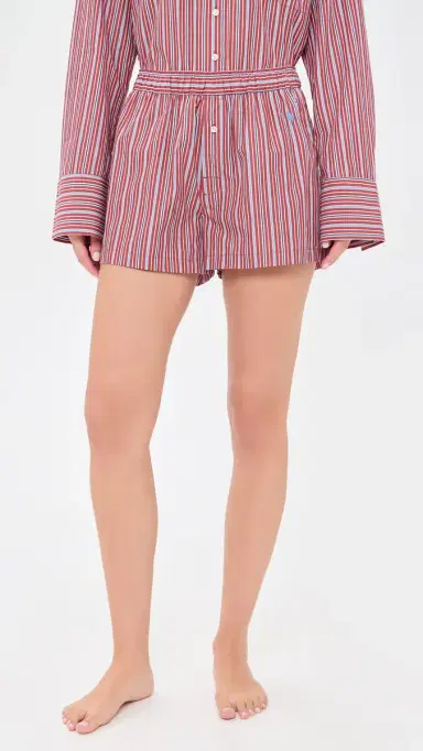 Polo Ralph Lauren Crop Shirt & Boxers Pajama Set | Thumbnail 5