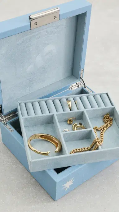 Jonathan Adler Playa Leather Jewelry Box | Thumbnail 2