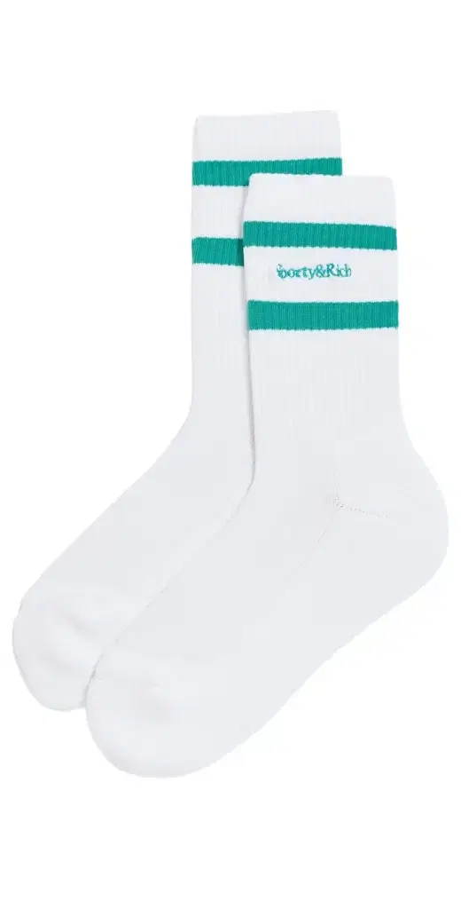 Sporty & Rich Serif Logo Socks