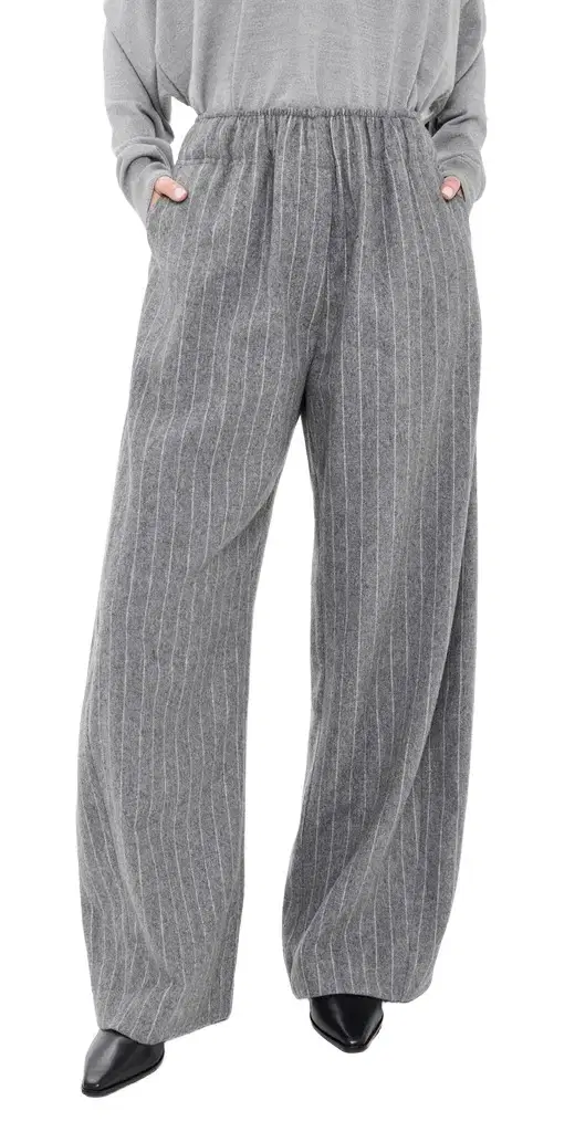 The Latest E-Dora Misto Lana Gessato Pants