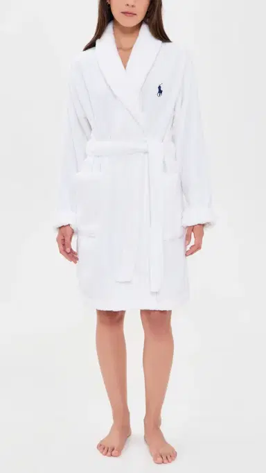 Polo Ralph Lauren Short Bear Printed Back Robe | Thumbnail 2 Polo Ralph Lauren Short Bear Printed Back Robe | Thumbnail 2